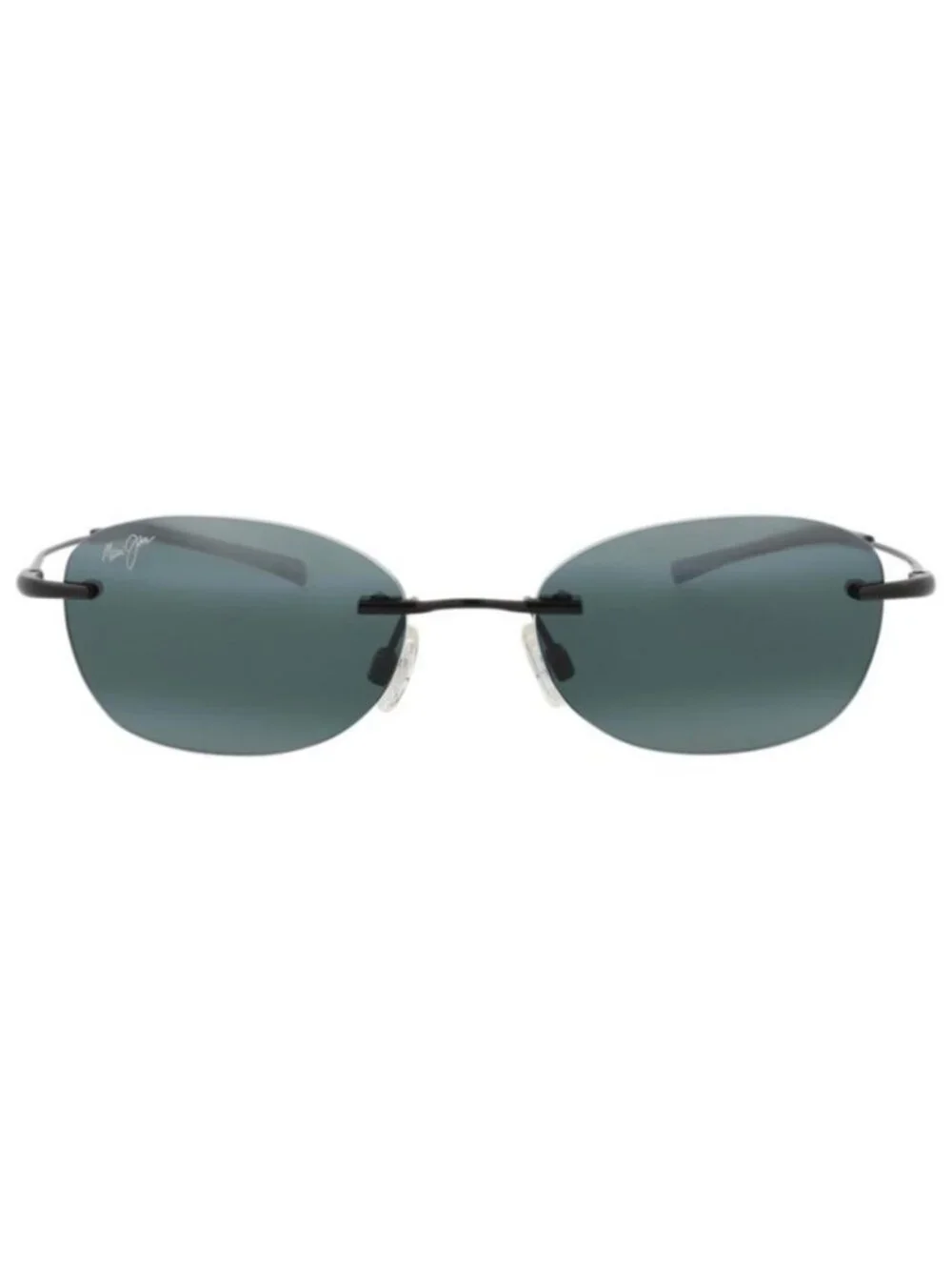 New Maui Jim Unisex Round/Oval Black Black Grey Fashion Designer Sunglasses